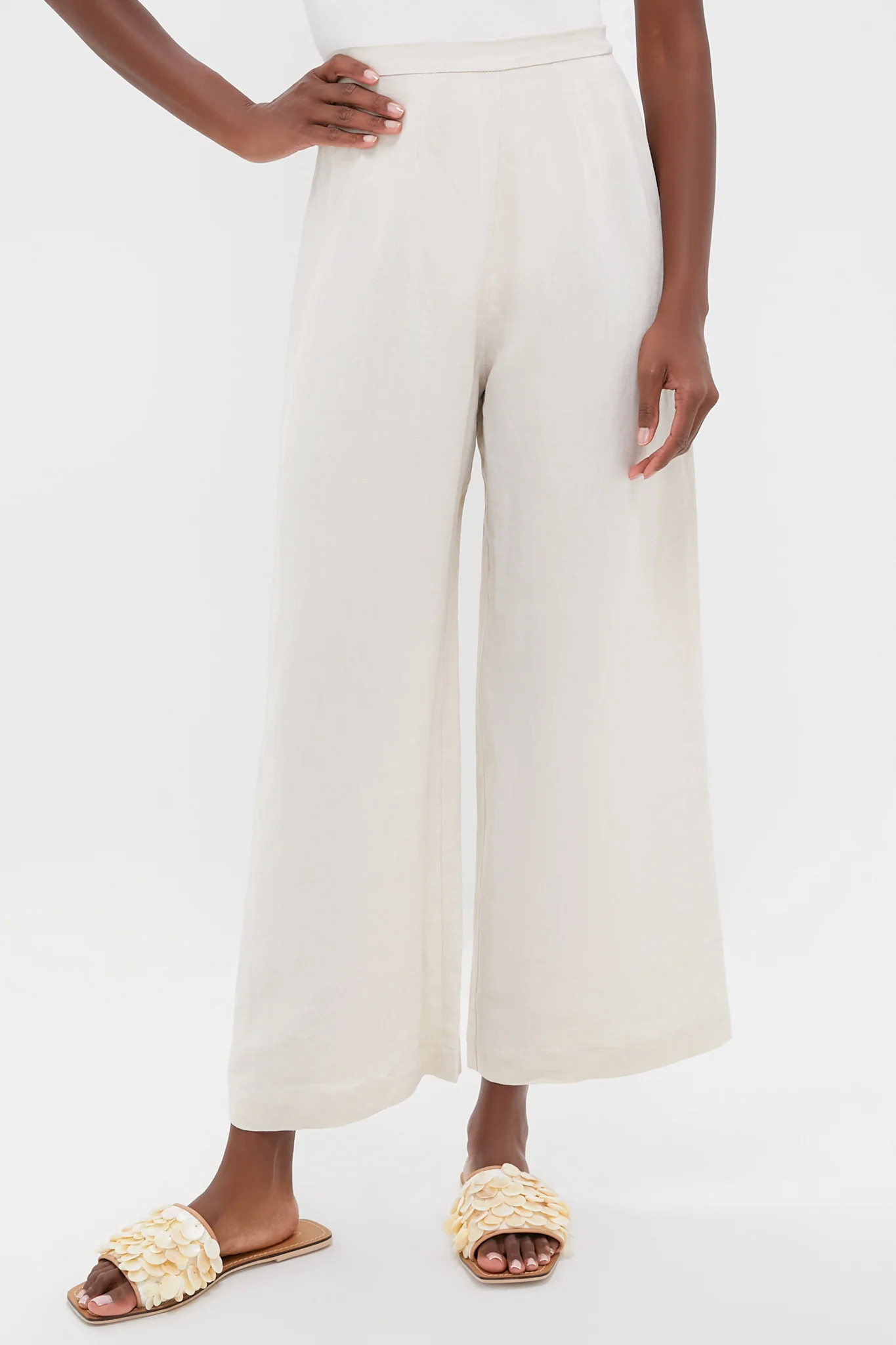 Natural Linen Roma Pant | Tuckernuck (US)