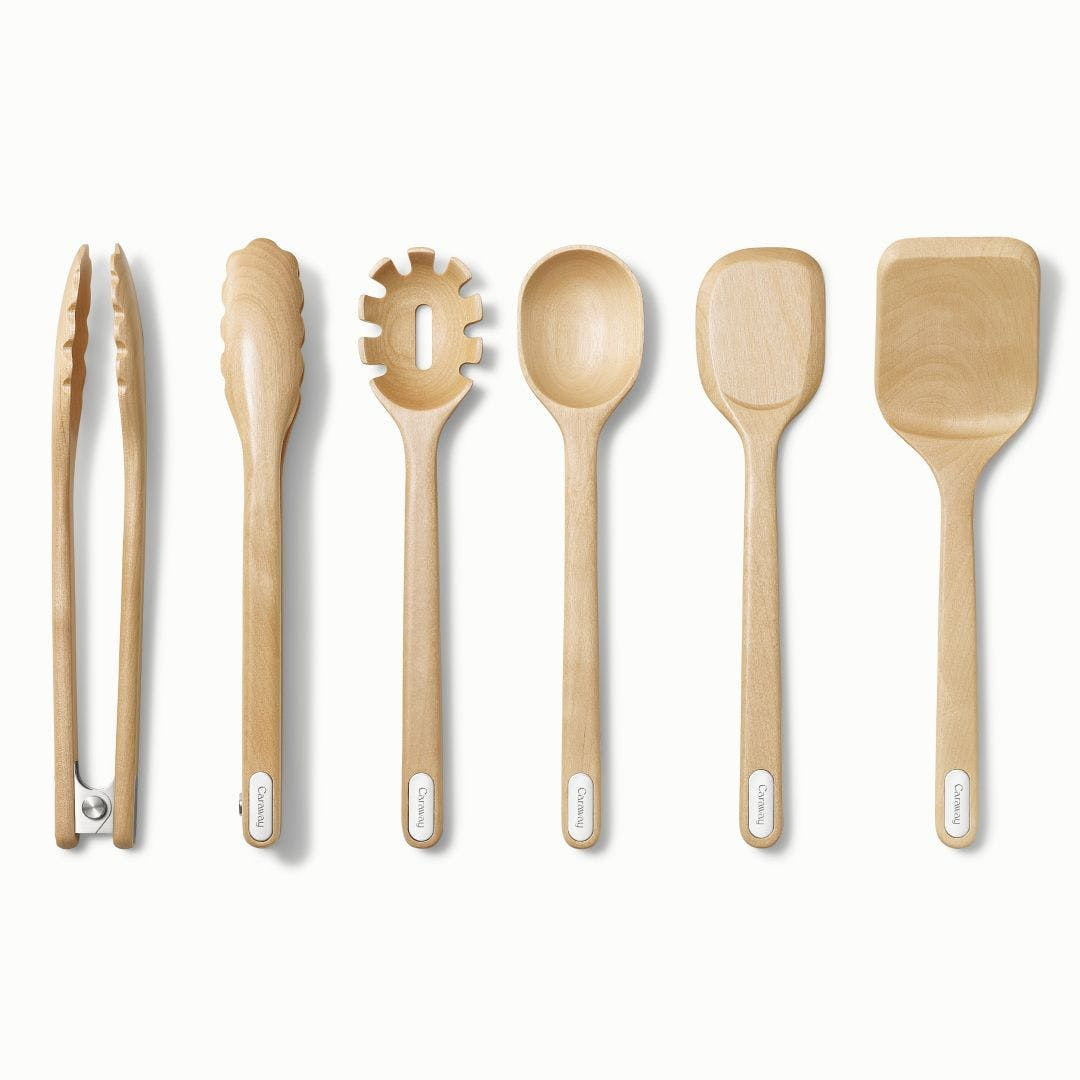 Caraway 5pc Utensil Set I FSC-Certified Birch Wood | Caraway