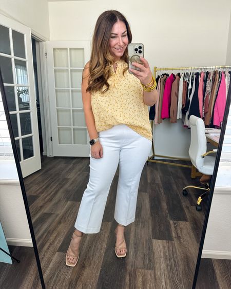 Spring blouse

Gibsonlook code: RYANNE10 for 10% off

Spanx code: RYANNEXSPANX for 10% off

Fit tips: Blouse tts, L // Spanx kick crop style sold out but reg length available XLP // Wedges size up 1/2

#LTKstyletip #LTKcurves #LTKSeasonal