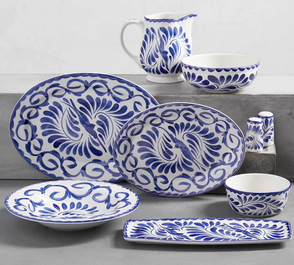 Puebla Stoneware Entertaining Collection | Pottery Barn (US)