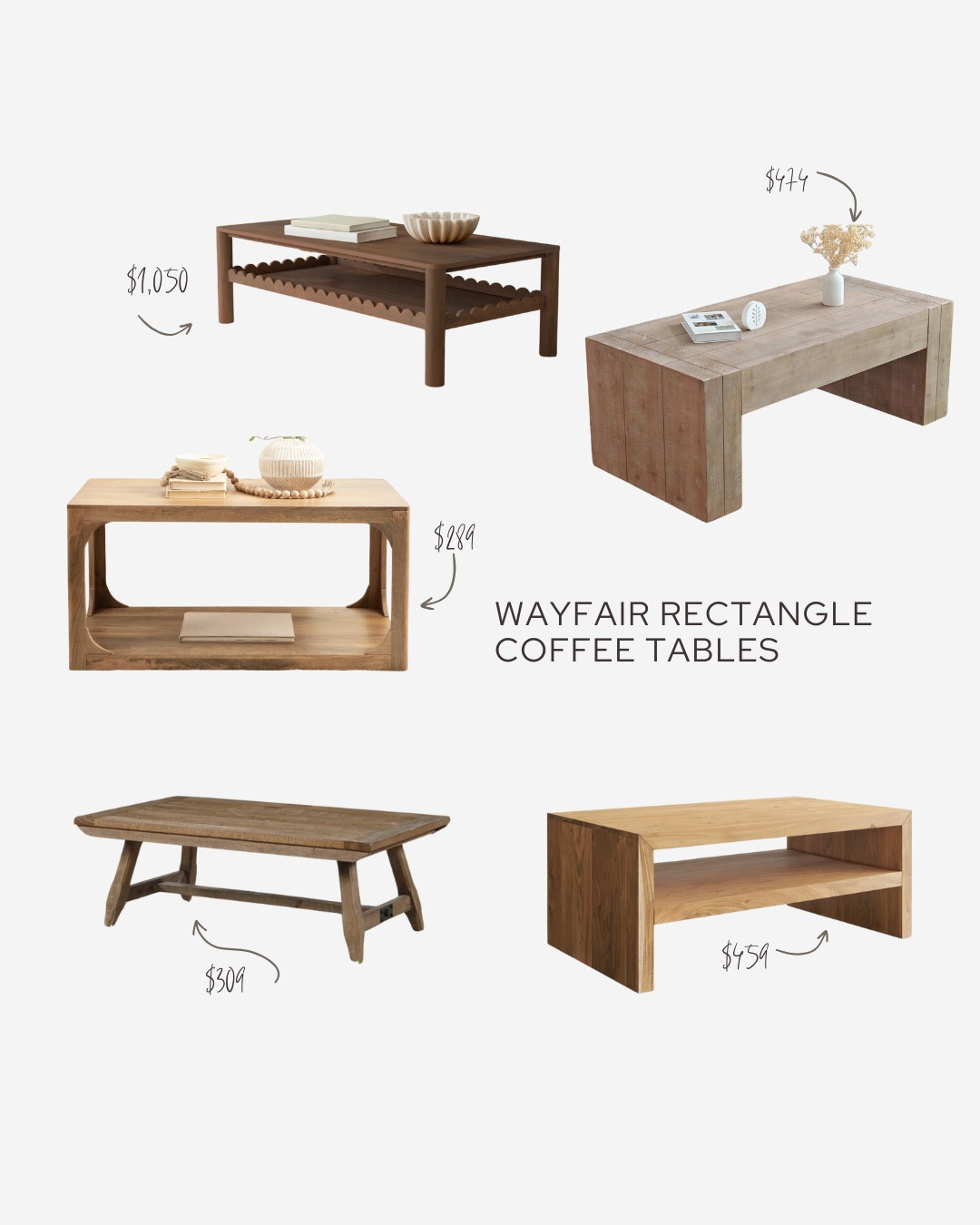 I’m in the market for a new rectangle coffee table, so I’ve put together a collage of my faves from Wayfair and Pottery Barn (and heads up, the Pottery Barn picks are on sale right now! ✨). Whether you love a classic vibe or a modern look, there’s something here to elevate your space. 
Which one would you choose? #CoffeeTable #HomeDecorInspo

#LTKSaleAlert