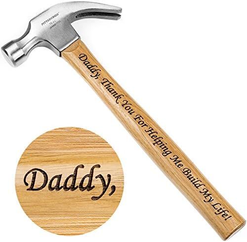 Gift for Father - Laser Engraved Hammer (Daddy, Thank You For Helping Me Build My Life!) | Amazon (US)