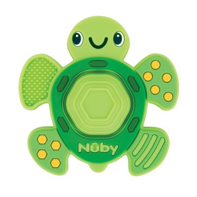 Nuby Teethe N' Pop Sensory Play Silicone Teether for Babies - Turtle Design | Target