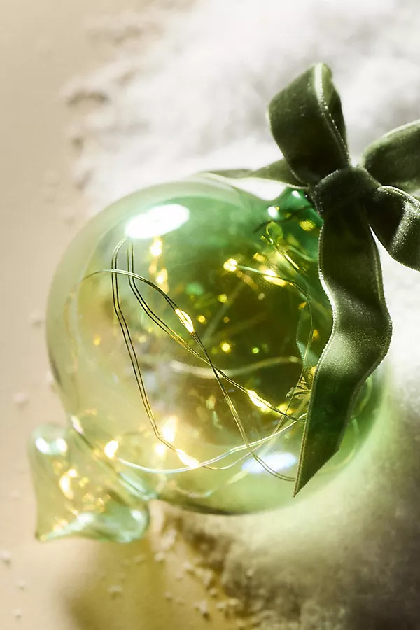 Stellar Glass Light-Up Ornament | Anthropologie (US)