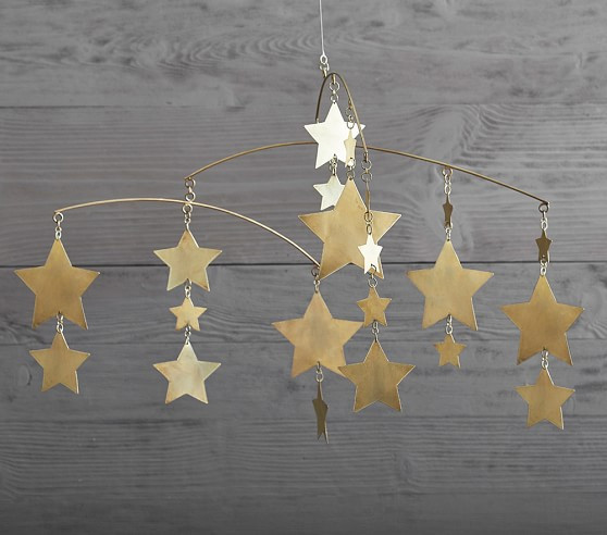 Emily & Meritt Star Ceiling Mobile | Pottery Barn Kids