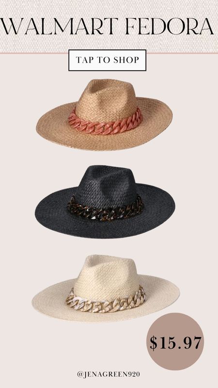 Walmart Fedora | Beach Hat | Vacation Hat | Packable Hat

#LTKstyletip #LTKswim #LTKfindsunder50