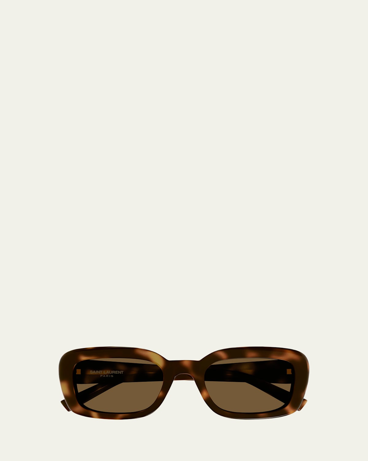YSL Acetate Rectangle Sunglasses | Bergdorf Goodman