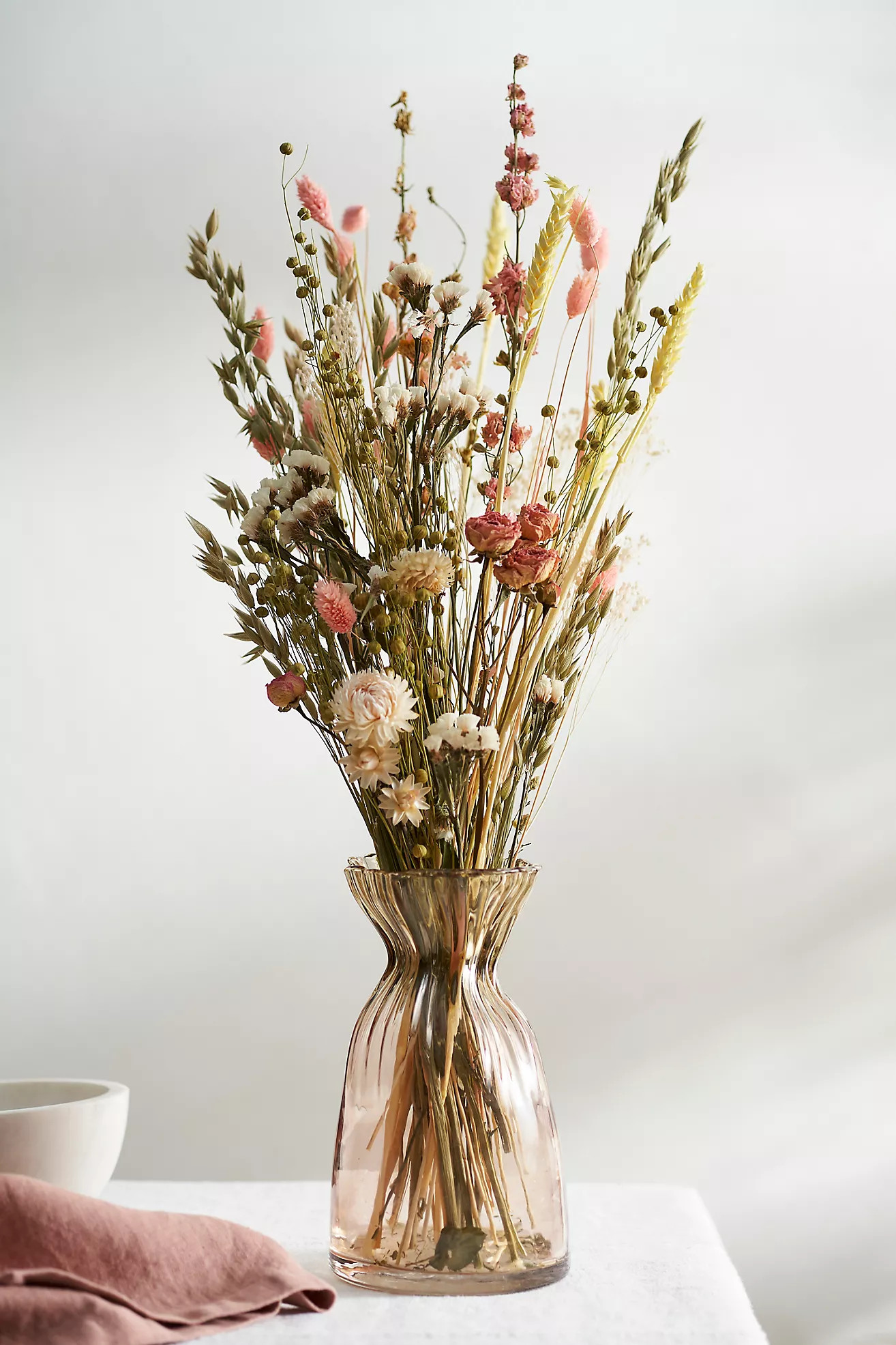 Dutch Field Mix Dried Bouquet, Large Lemonade | Anthropologie (US)