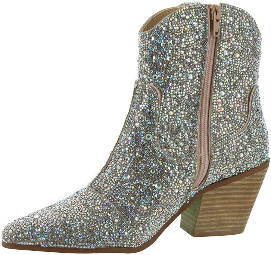 Betsey Johnson Women's Diva Western Boot | Amazon (US)