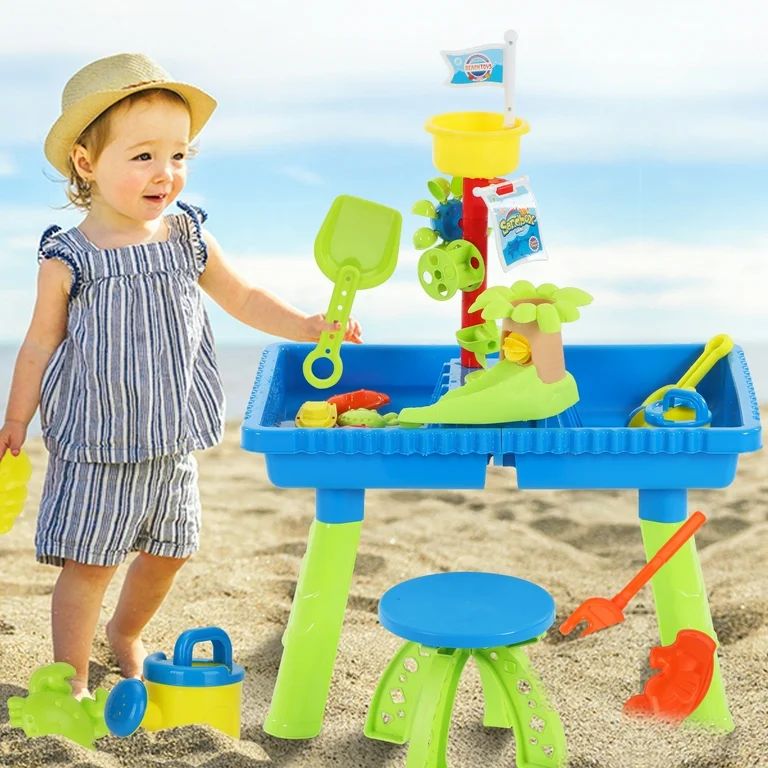 Yexmas Sand Water Table for Toddlers, Sand Table and Water Play Table, Kids Table Activity Sensor... | Walmart (US)