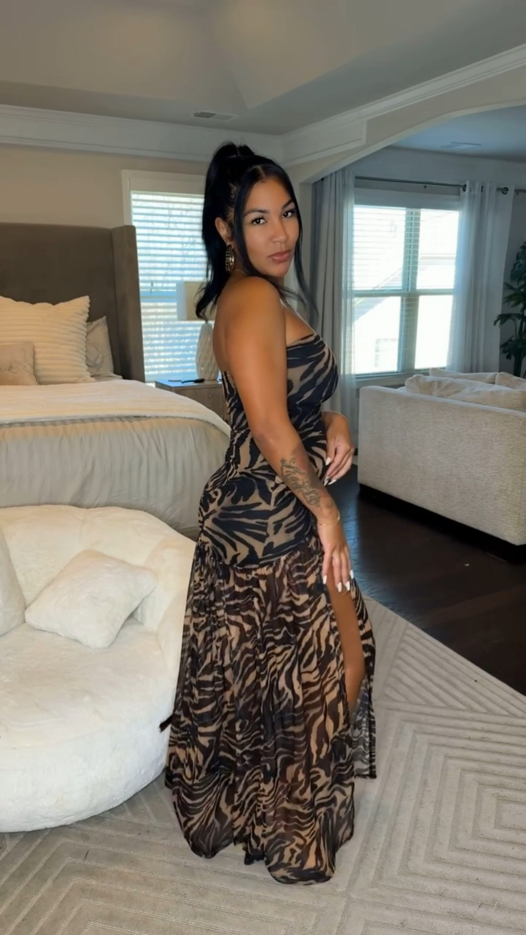 Easy & cute maxi dress #shoptutuslookhere 
