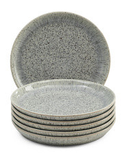 Set Of 6 Halo Speckle Coupe Dinner Plates | Marshalls