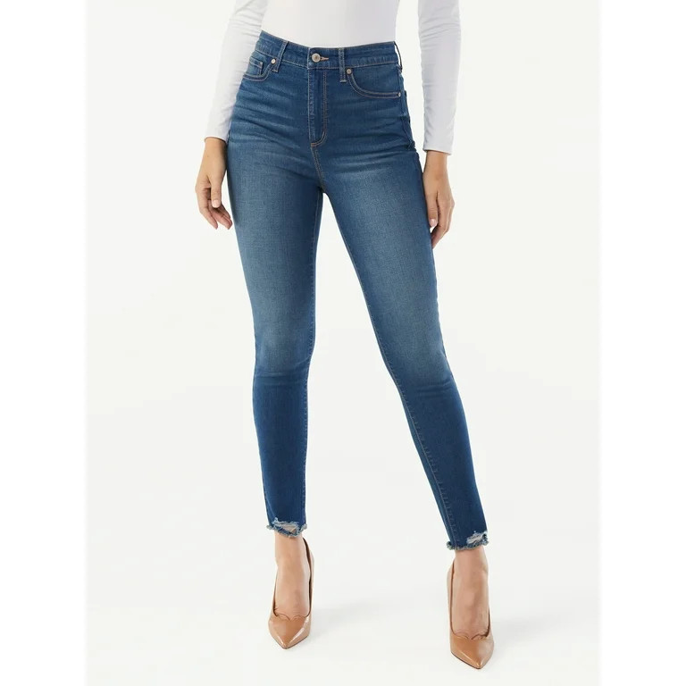 Sofia Jeans by Sofia Vergara Women's Rosa Destructed Hem Jeans - Walmart.com | Walmart (US)
