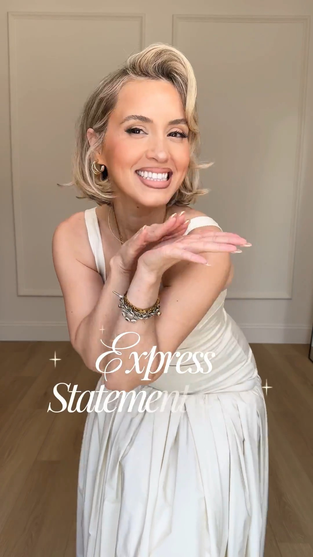 All white chic summer looks ✨🤍 #DressToExpress
#ExpressPartner

Wearing XS or size 4 in everything!

#LTKootd #LTKU #LTKgrwm