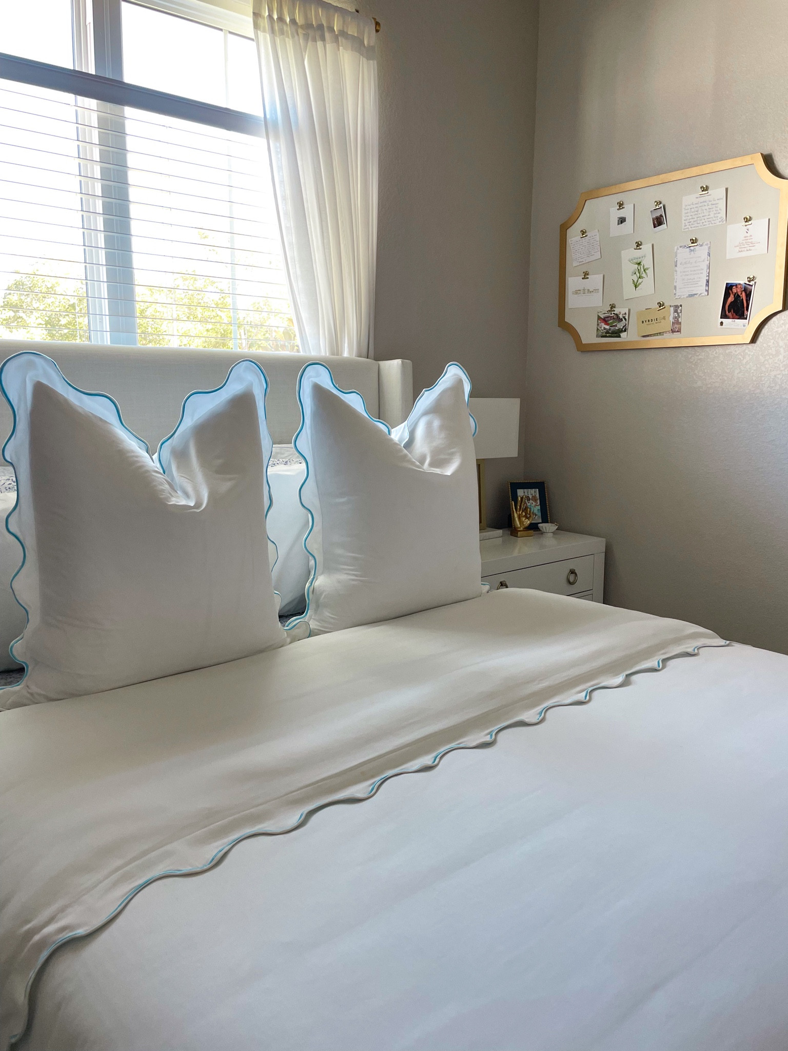 My scalloped Bedding! 

#LTKhome #LTKU #LTKfindsunder100