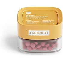 Cabinet Nasal Decongestant Tablets PE, 200-Count, Non-Drowsy Sinus Relief for Pain, Pressure, and Co | Amazon (US)