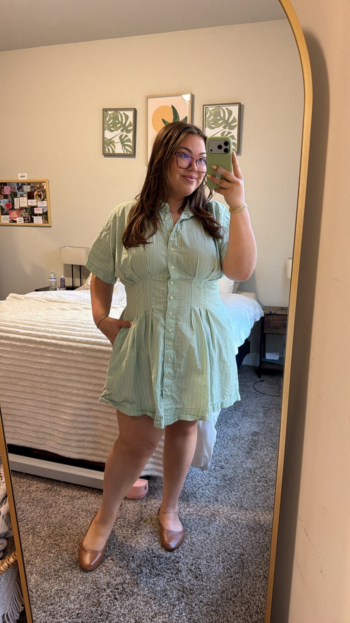 love this dress with pockets to, comfy shoes!