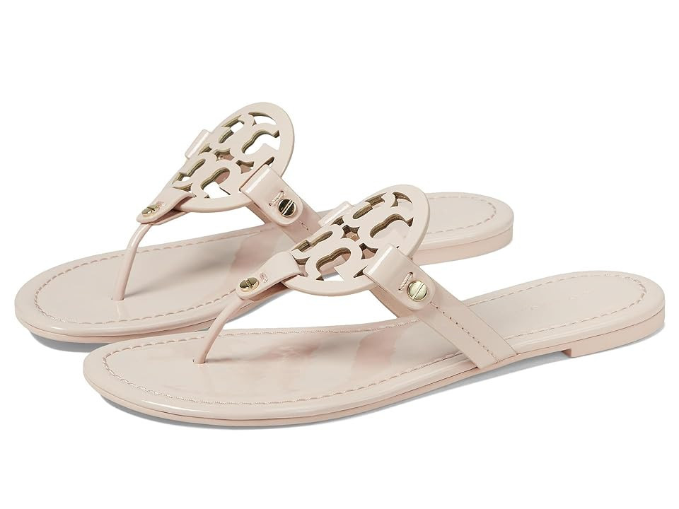 Tory Burch Miller Women's Shoes Sea Shell Pink : 5.5 M, Leather | Zappos