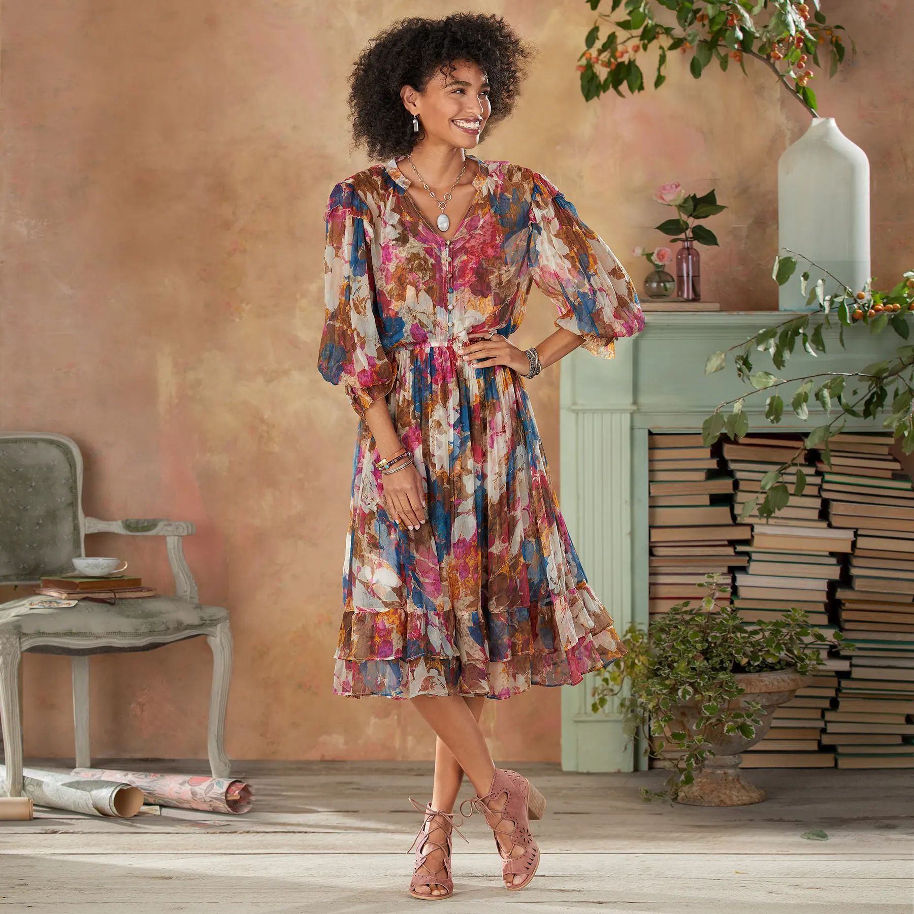 Trieste Romance Dress | Sundance Catalog