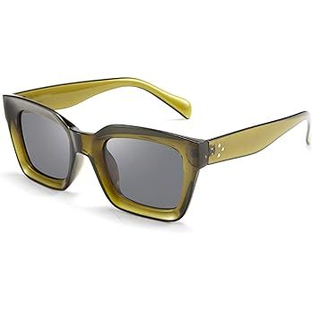 FEISEDY Classic Women Sunglasses Fashion Thick Square Sun Glasses Chunky Frame UV400 B2471       ... | Amazon (US)