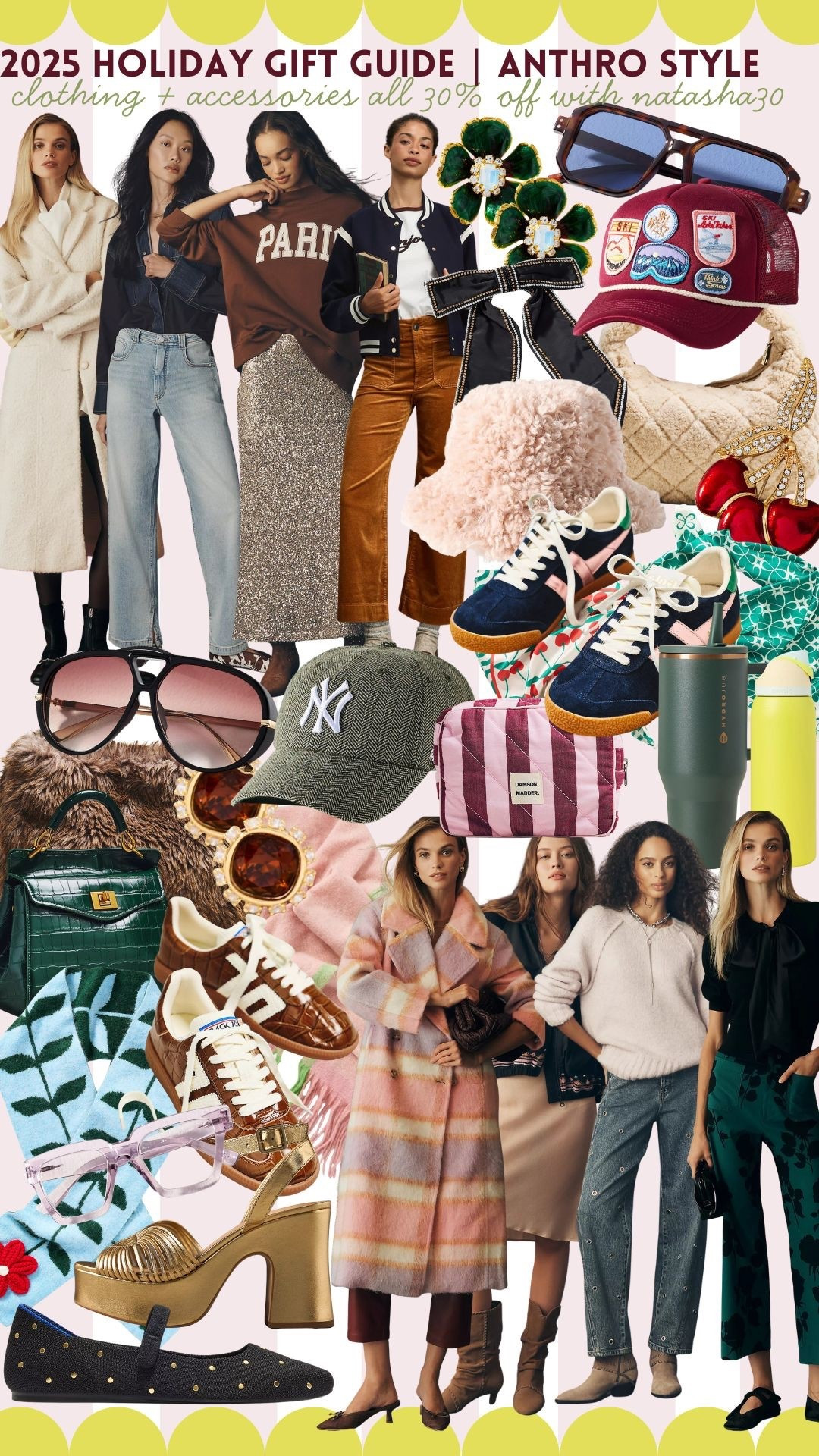 Anthro style • gift giving made easy!! use natasha30 through Sunday for 30% off • spend $200 get $50 off a future purchase! 

#LTKCyberWeek #LTKGiftGuide #LTKHoliday