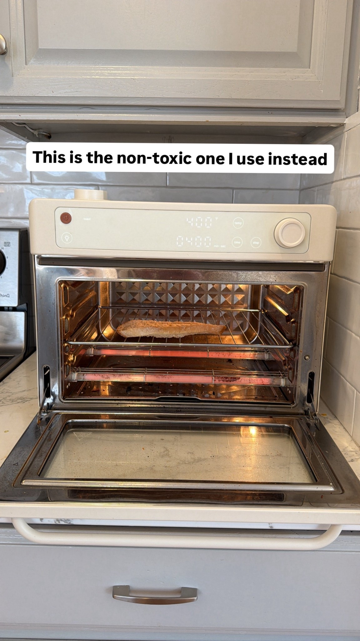 Most air fryers are coated with materials you don’t want heating up your food 😳

This is the non-toxic one I use instead — no coating, cooks so well, and easy to clean.

#LTKSaleAlert #LTKHome #LTKfoodie