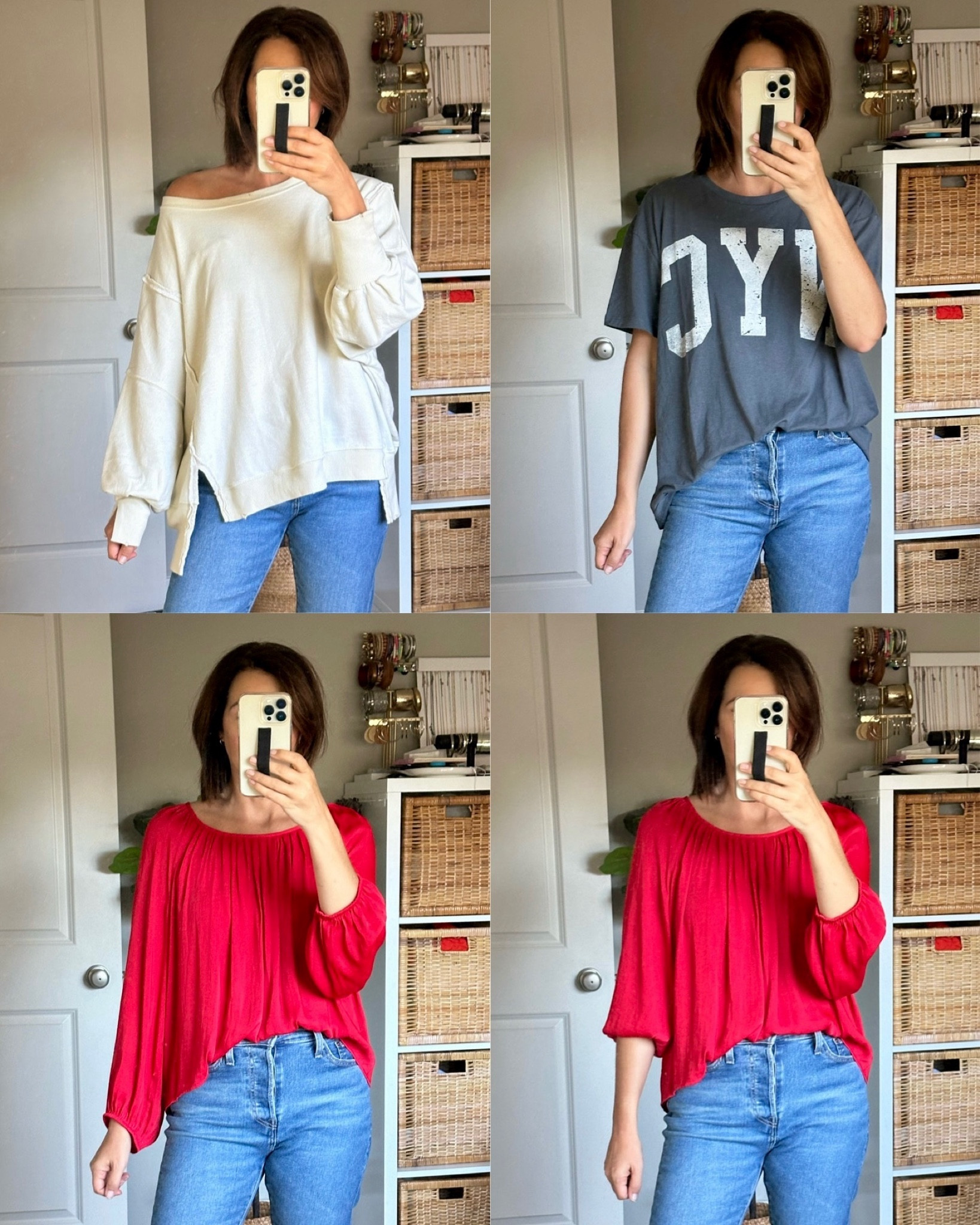 Target and Free People purchases from my US trip! Also linked the boots and bag not shown here + the Dots pretzels!
I’m 5’ 7 size 4 wearing M in the red top, 1X in the graphic tee and XS in the sweatshirt 


#LTKover40 #LTKfindsunder50 #LTKstyletip