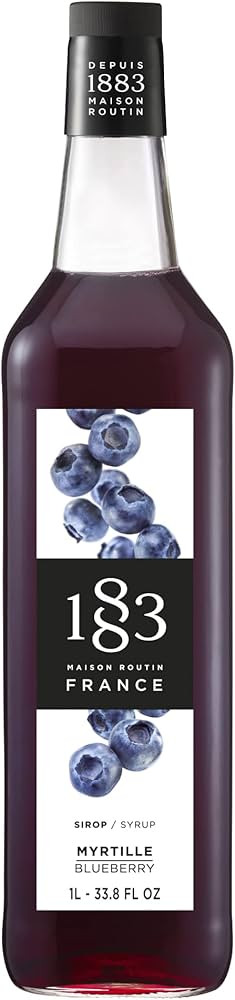 1883 Maison Routin Premium Blueberry Syrup – Natural Fruit Syrup, Perfect for Cocktails & Mockt... | Amazon (UK)