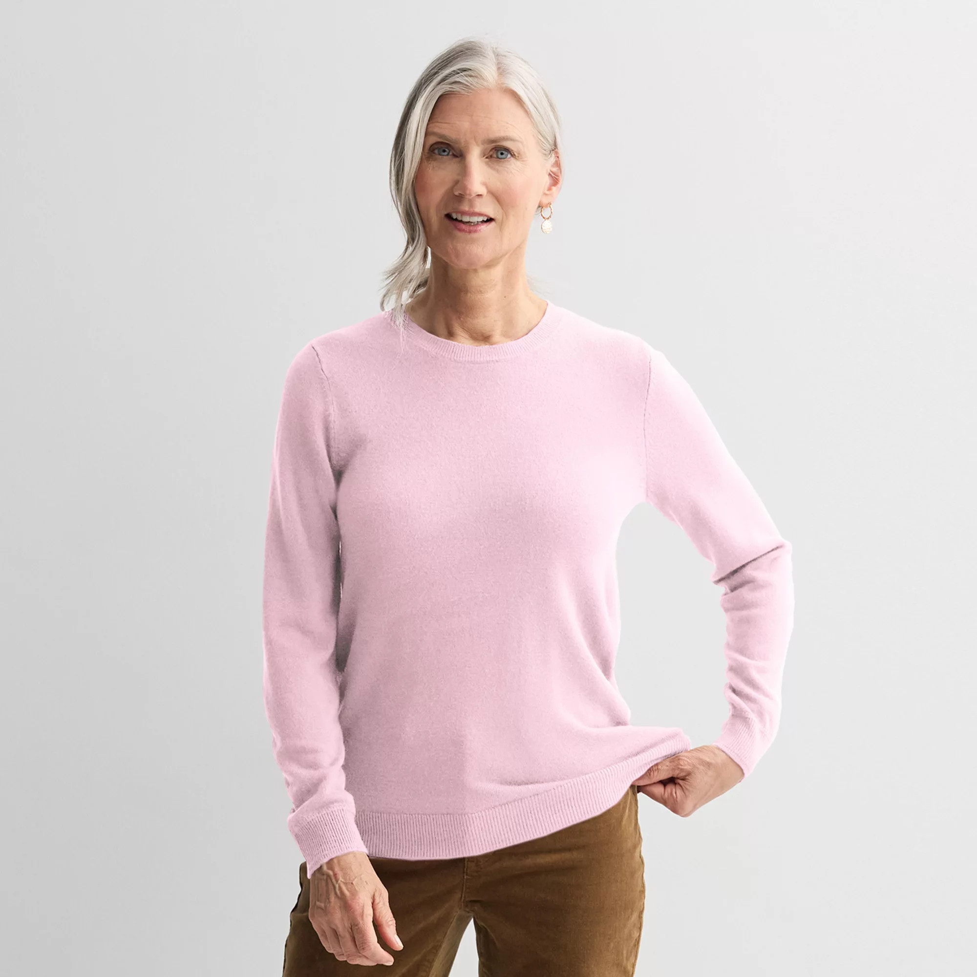 Women's Croft & Barrow® Extra Soft Crewneck Sweater | Kohl's