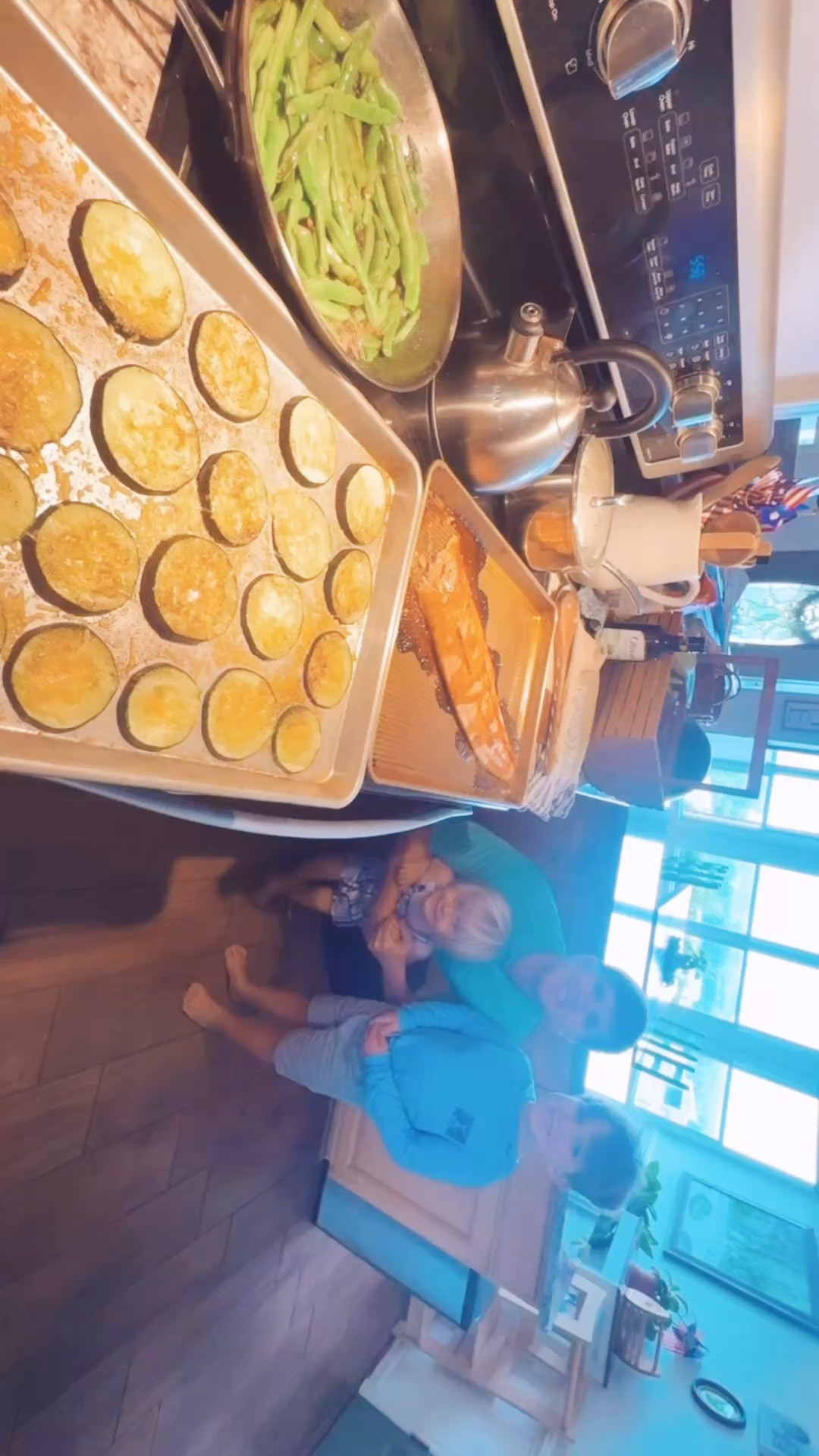 And having a homegrown “garden 🪴🫛🥒 to table” 🍽️ dinner ready 🥰 for “Dada” when he gets home from work 🏡 is always the best!!! 🍣🍚🤩 What a gift and joy it is to serve my family!!! 🫶🏽