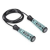 Gaiam Essentials Jump Rope - 9ft Adjustable Tangle Free Vinyl Skipping Cable Jumping Rope | Sure-Gri | Amazon (US)