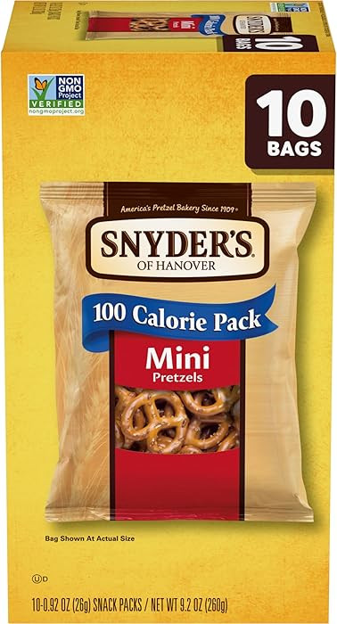 Snyder's of Hanover Mini Pretzels, 10 Count 0.92 Oz | Amazon (US)