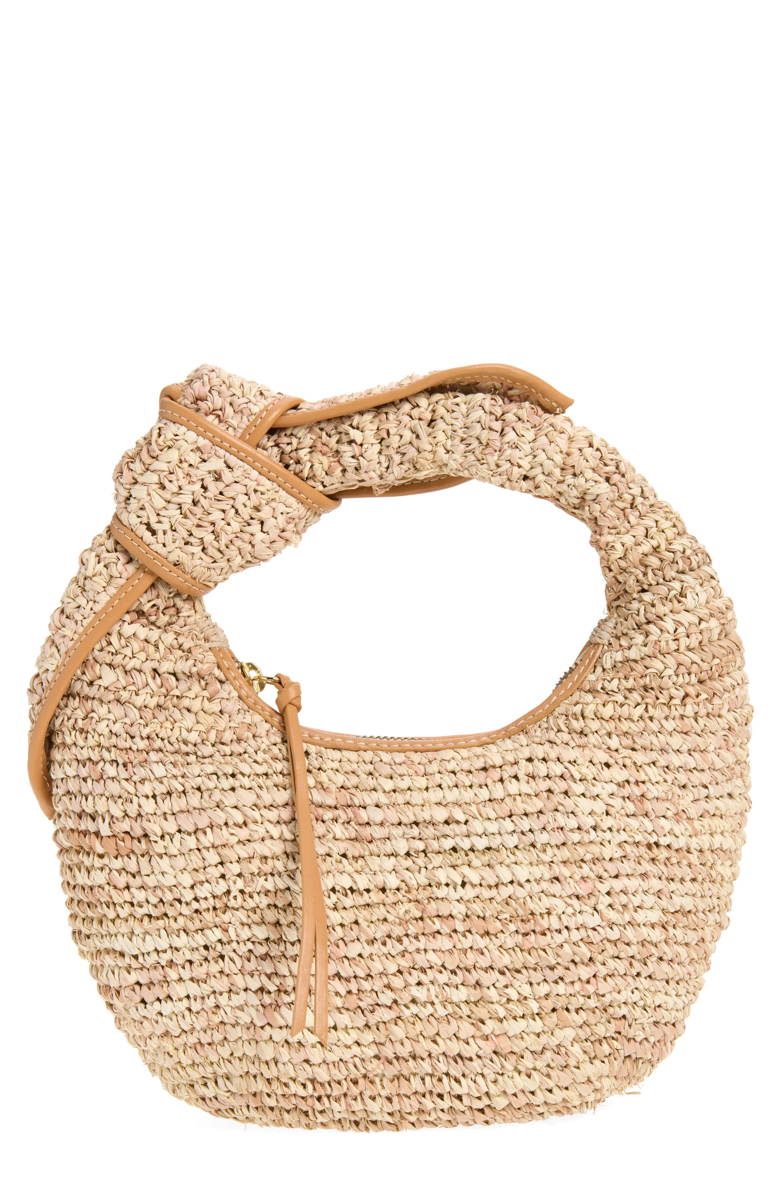 The Josie Raffia Knot Bag (Women) | Nordstrom | Nordstrom