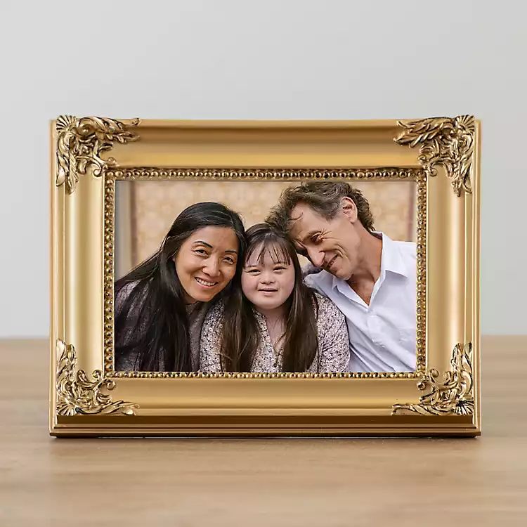 Gold Resin Ornate Baroque Picture Frame, 5x7 | Kirkland's Home