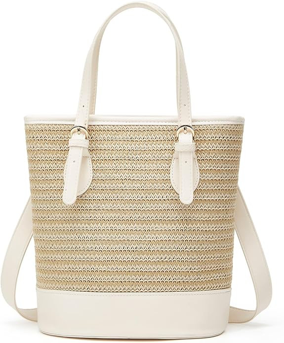 Straw Clutch Bag Cute Summer Beach Bags For Women Rattan Purses Straw Handbags Small Bucket Bag T... | Amazon (CA)
