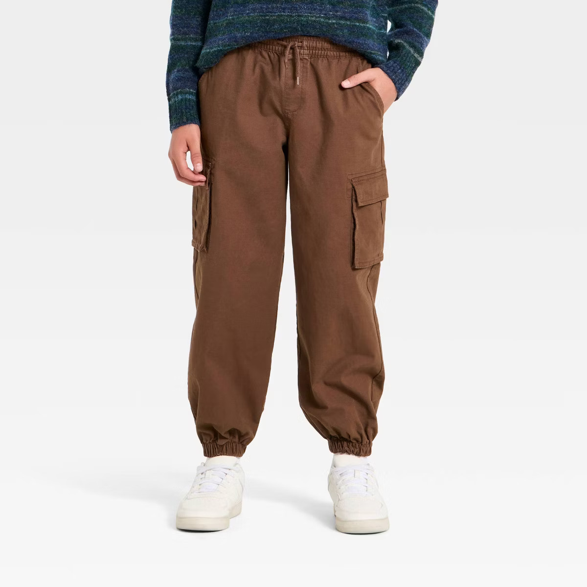 Boys' Mid-Rise Tapered Cargo Jogger Pants - art class™ | Target
