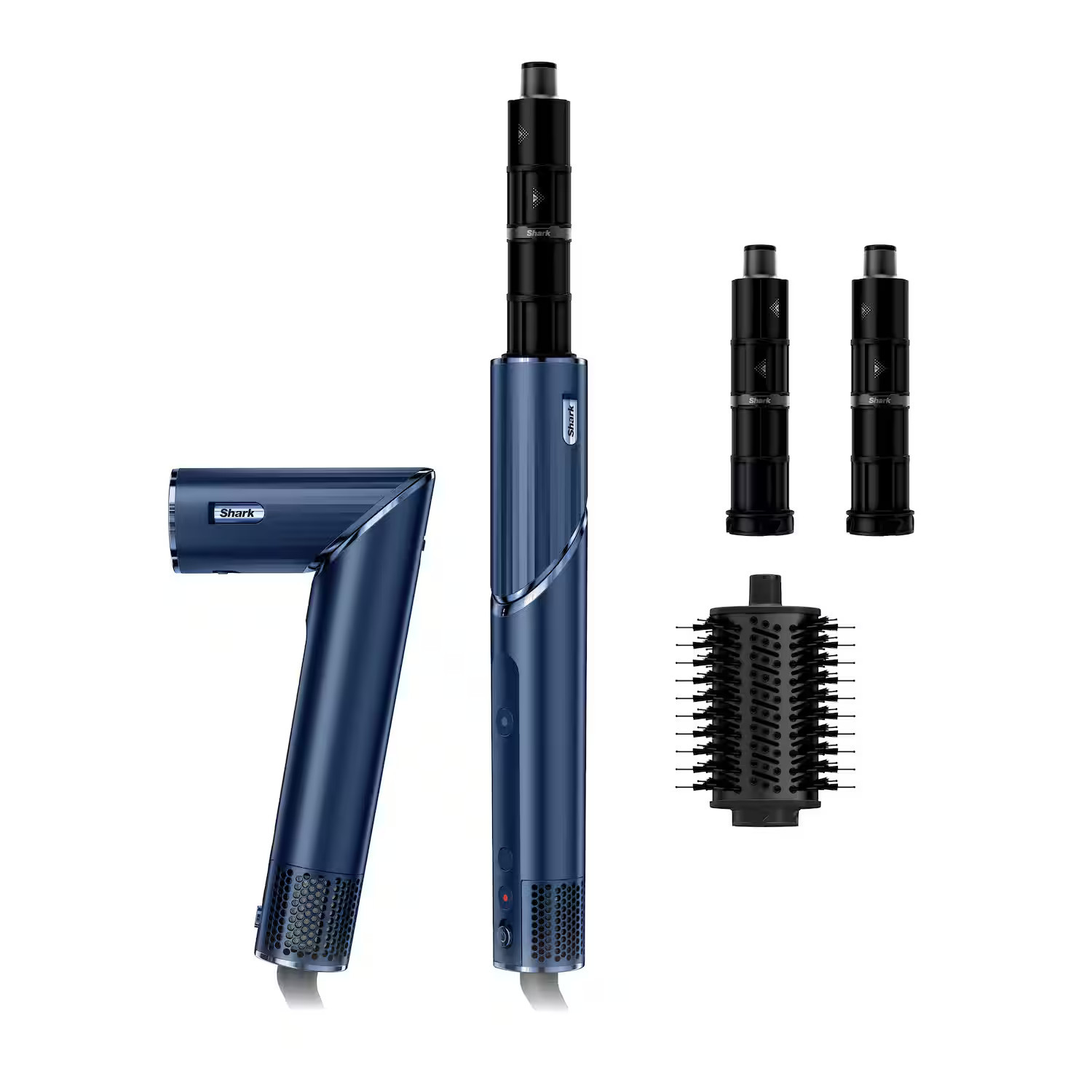 Shark - FlexStyle Air Styling & Drying System, Powerful Hair Blow Dryer and Multi-Styler - Straight & Wavy Hair - Indigo Rush | Best Buy U.S.