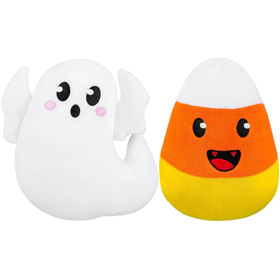 Fovths 2 Pieces Plush Toys Soft Stuffed Animal Boo Ghost Set Halloween Party Favors, 6.3 Inches (... | Amazon (US)