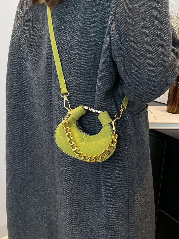 Fashionable Small Handbag, Minimalist Chic Style, New Tote Bag For Women, Solid Color Casual Purse | SHEIN