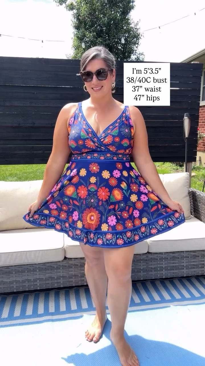I love the length and coverage of this swim dress! It feels modest without feeling overly covered up, and the print is so fun. 

Summer isn’t just for one body type. Every woman deserves to enjoy it. I’m wearing the 14/16, and it’s available in sizes 10 through 30 from @bloomchic ✨ 

Follow @nicholebabinec for more mid to plus size fashion inspiration. 

#bloomchic #bloomchicdress #swimwear #plussizefashion #midsizeswimwear

#LTKSwim #LTKActive #LTKPlusSize