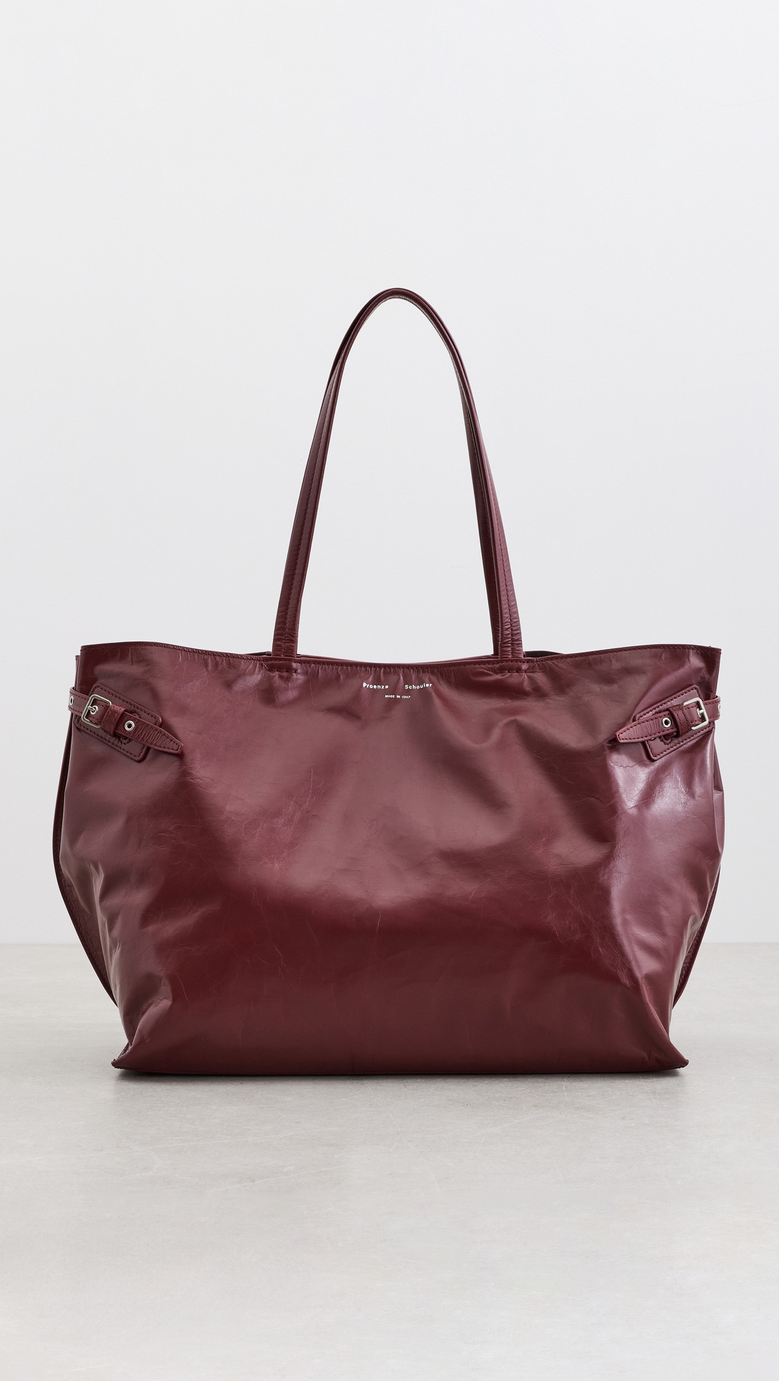 Proenza Schouler Days Carryall in Paper Calf Merlot One Size | Shopbop