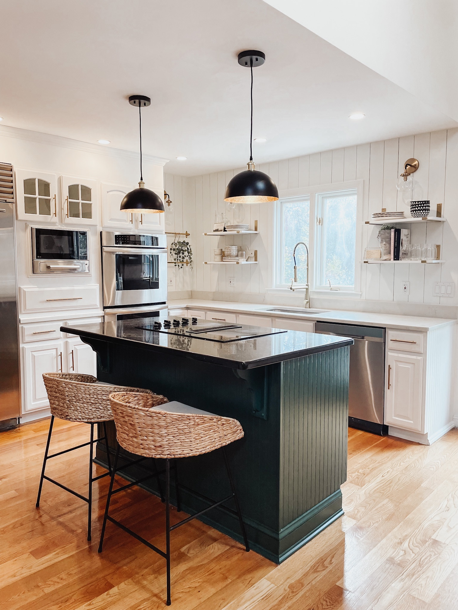 Modern farmhouse kitchen reveal white kitchen 

#LTKstyletip #LTKsalealert #LTKhome