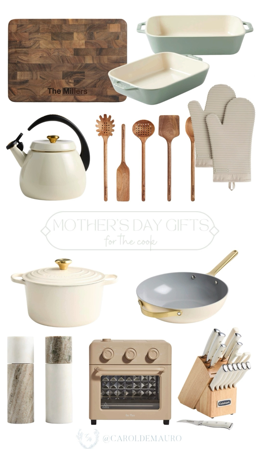 Treat the cook in your life to a kitchen upgrade with these aesthetic essentials. You can easily elevate her daily routine with a stunning gold-accented skillet, a classic Dutch oven, or those beautiful marble salt and pepper mills.

gifts for the cook, gourmet gifts, kitchen essentials, cookware, baking finds, mother's day gifts, pots and pans, home chef, gifts for her

#LTKSeasonal #LTKHome #LTKU