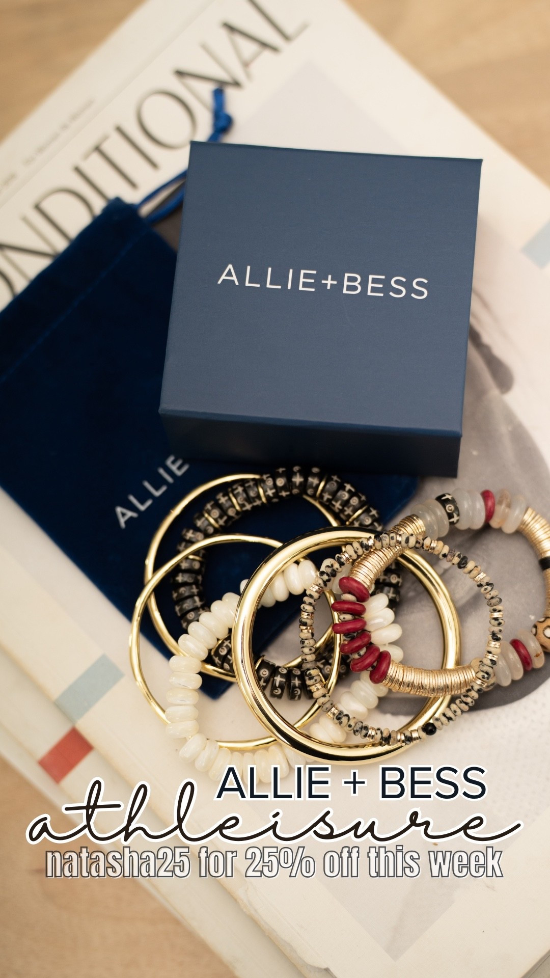 my all new bracelet stack for everything athleisure and styling your everyday the right way is LIVE!!! natasha25 gets you 25% off for one week • 

#LTKOver40 #LTKSeasonal #LTKgrwm