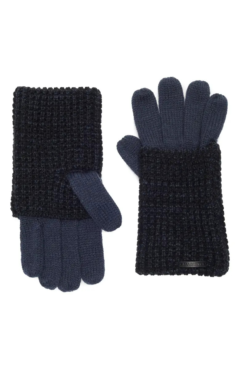 AllSaints Angled Stitch Marled Gloves | Nordstromrack | Nordstrom Rack