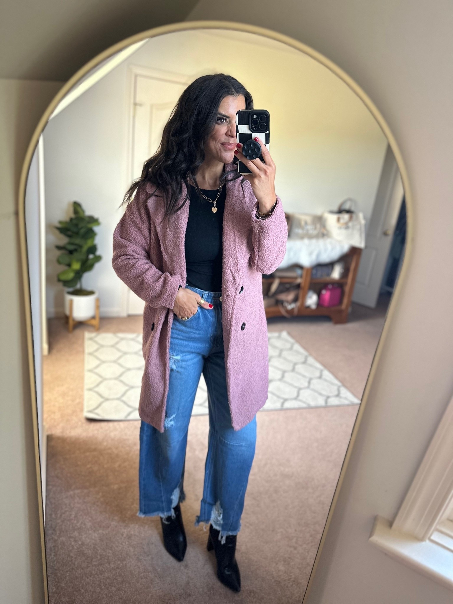 ize small in tee and coat Size 4 jeans Shoes fit

#LTKdayinmylife #LTKgrwm #LTKmomlife