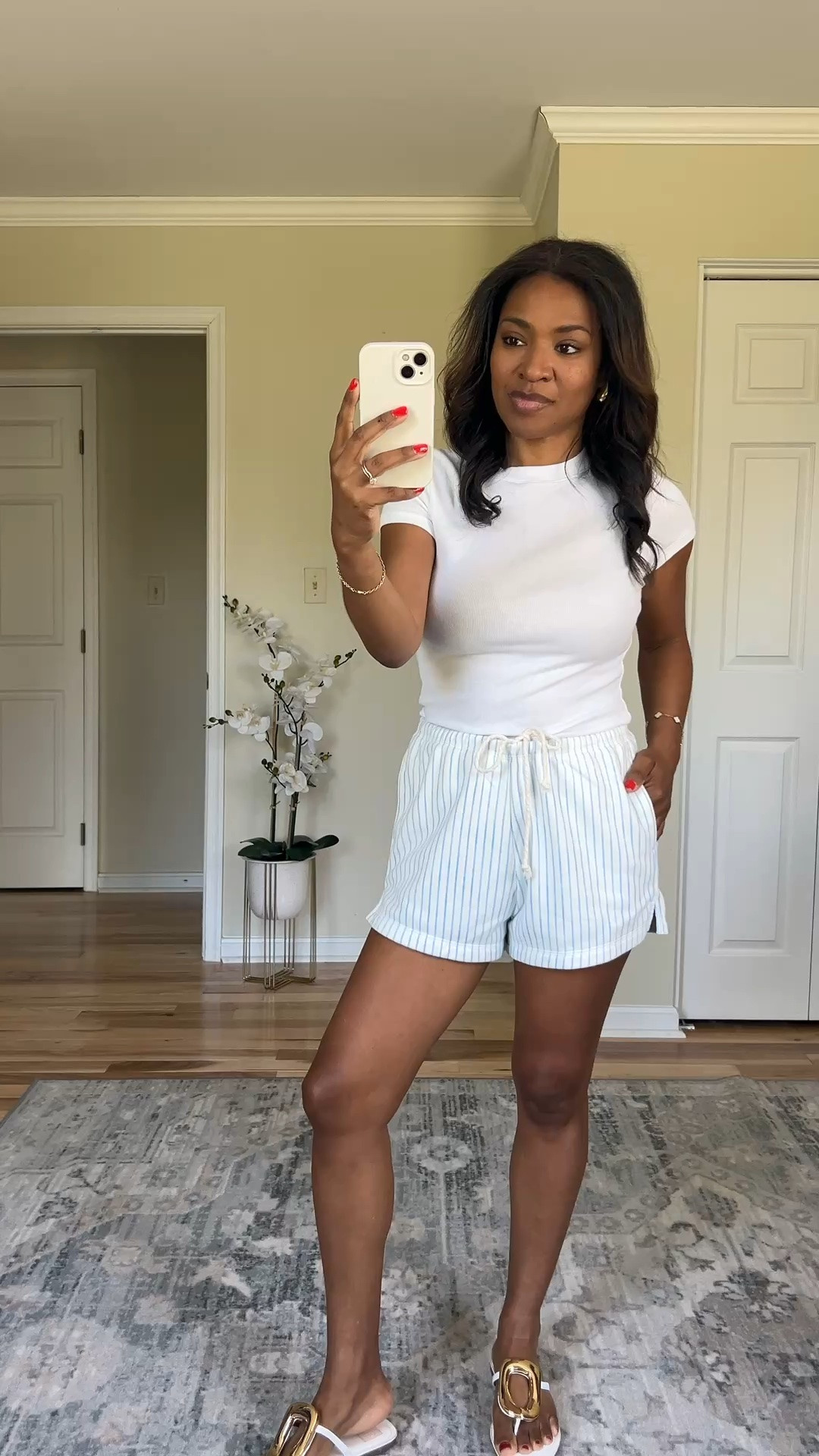Wearing a small in the shorts, TTS

#LTKgrwm #LTKOver40