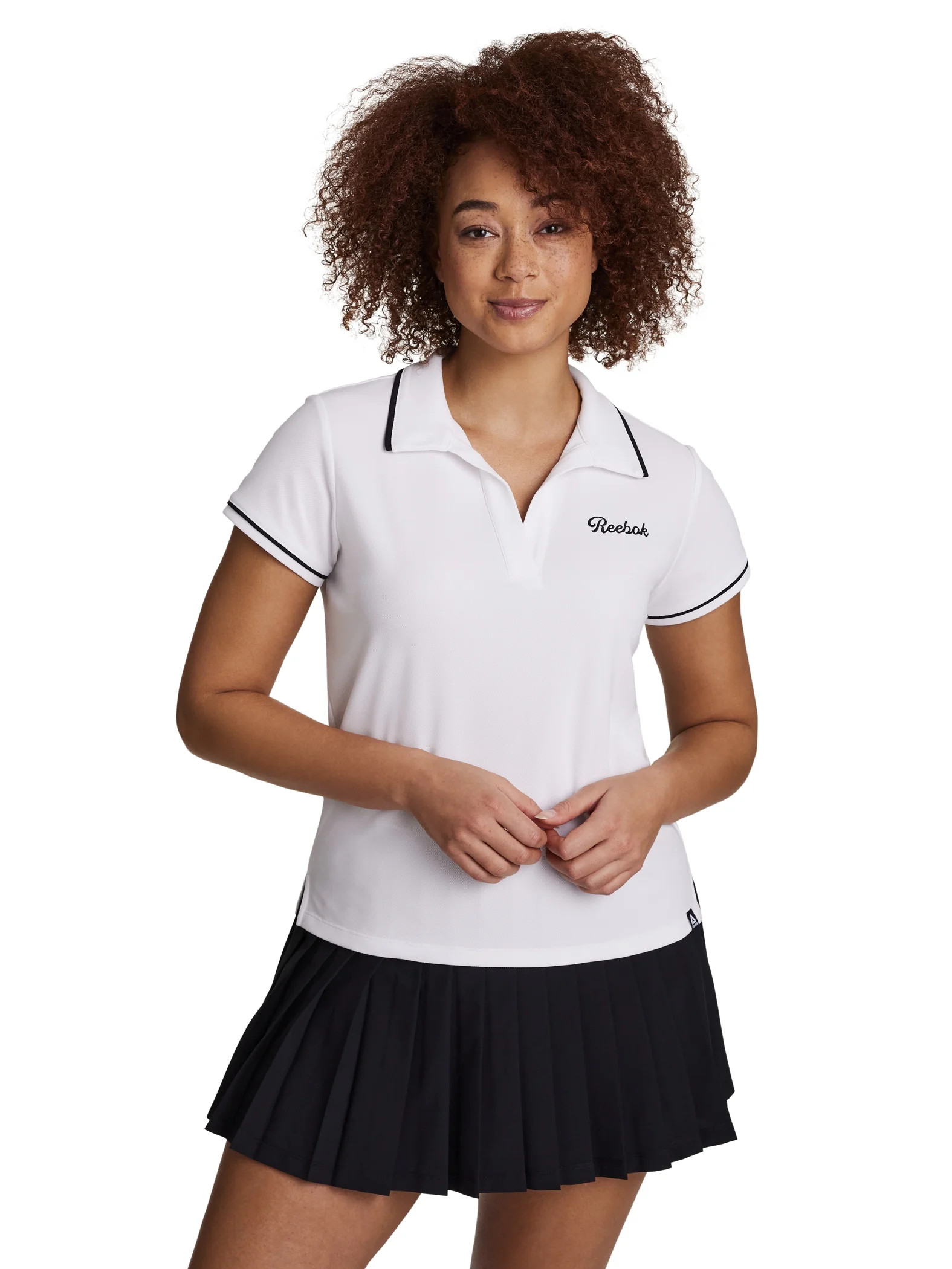 Reebok Women's Courtside Polo Shirt, Sizes XS-4X | Walmart (US)