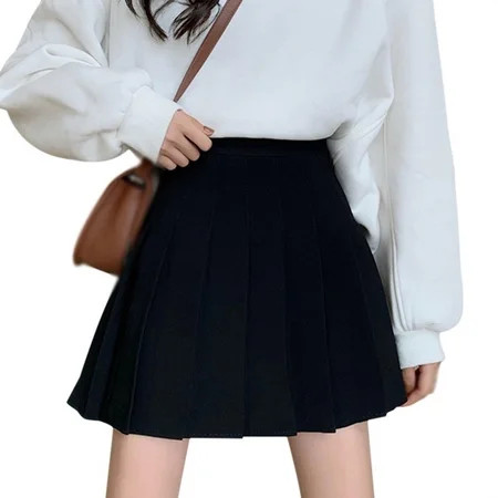 ZenBath Women Girls Pleated Skirt with Comfy Stretchy Band | Walmart (US)