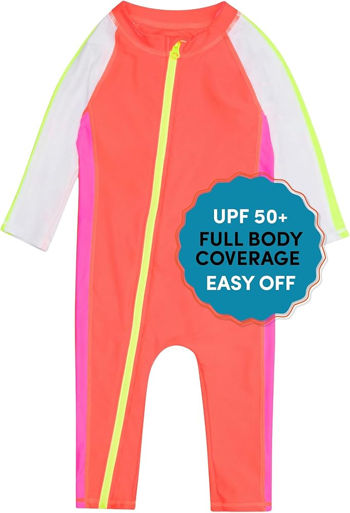 SwimZip Boys' Long-Sleeve UPF 50+ Swimsuit for Baby, Toddler, & Little Boys | Amazon (US)